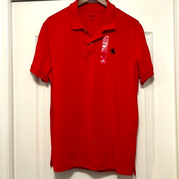 Express Shirts Nwt Sharp Red Express Polo Mens Poshmark